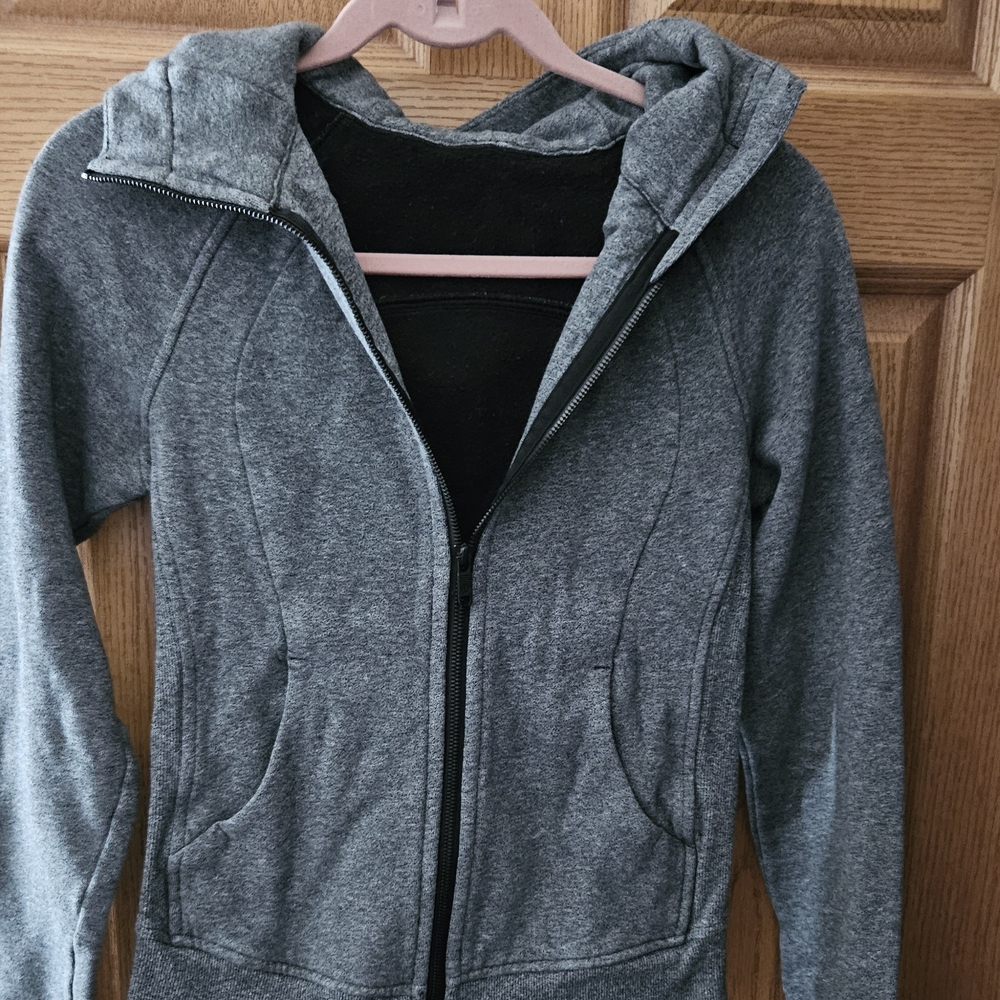Lululemon Athletica Gray Zip-Up Jacket